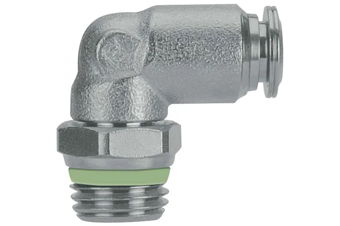 3/8" Tube x 3/8" Elbow Swift-Fit (Fits NPT, BSPP, BSPT, tapered and parallel threads)