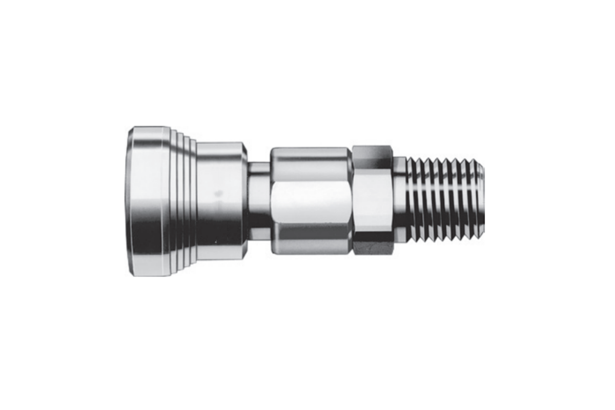 QC4 Series Quick-Connect – 1/4" Male NPT Body (Valve Shutoff)