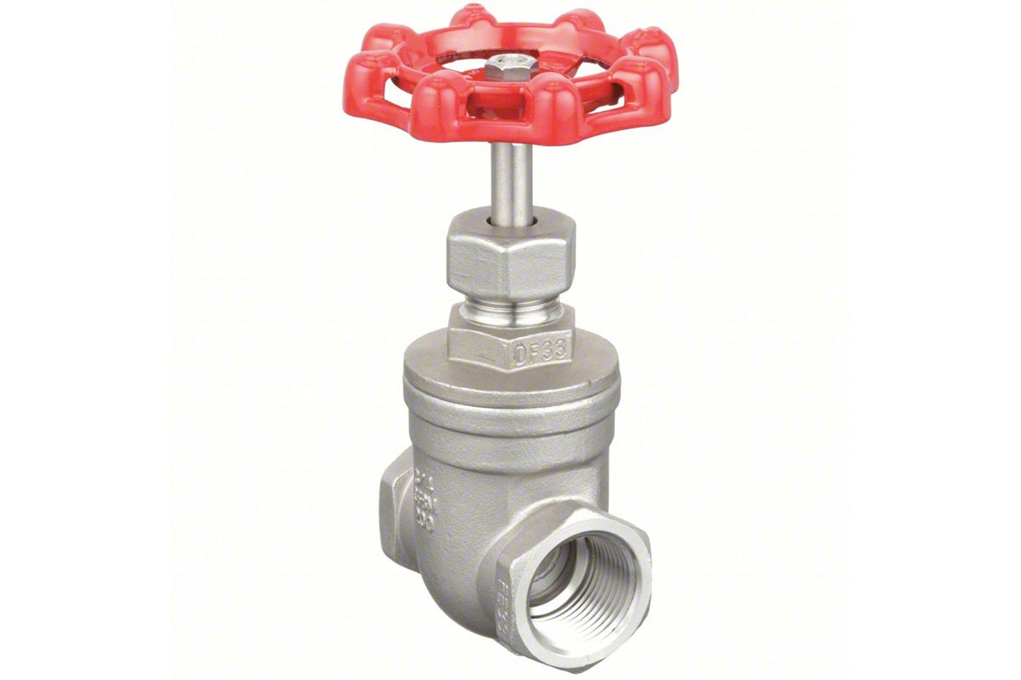 1" FNPT Gate Valve, 316 Stainless Steel Threaded 200#