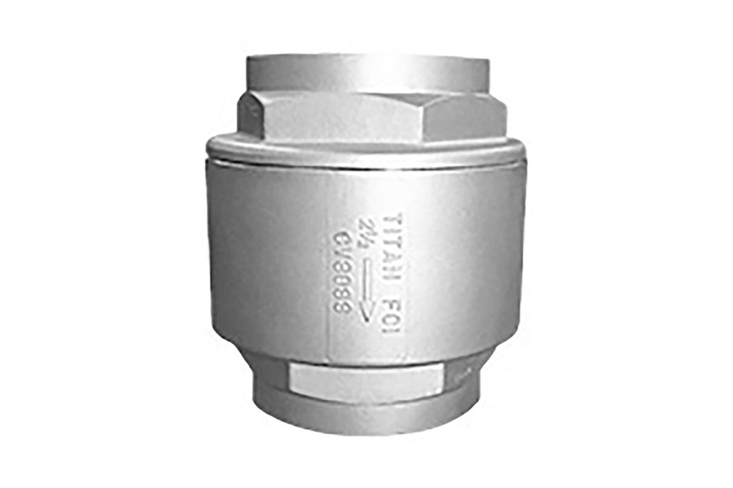 Check Valve 1" FNPT Silent Check Valve, Viton Seat, PTFE Gasket