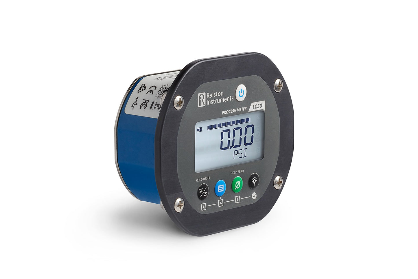 LC30-Panel Mount Single Sensor Digital Pressure Gauges from -15 to 30000 PSI