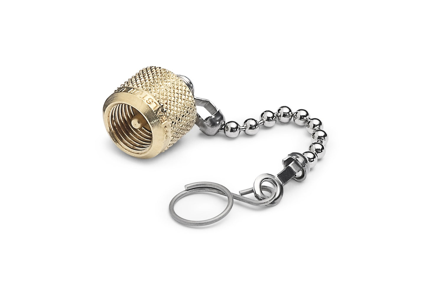 Ralston QTFT-CAPB (Cap and chain, brass (for any male Quick-test adapter))