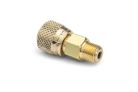 Ralston QTHA-1MBA (1/8" male NPT x female Quick-test, no check-valve, brass)