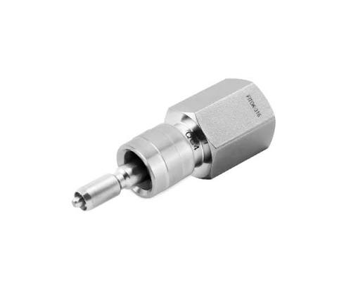 QM Series Miniature Quick-Connect – 1/8" Female NPT Stem (No Valve)